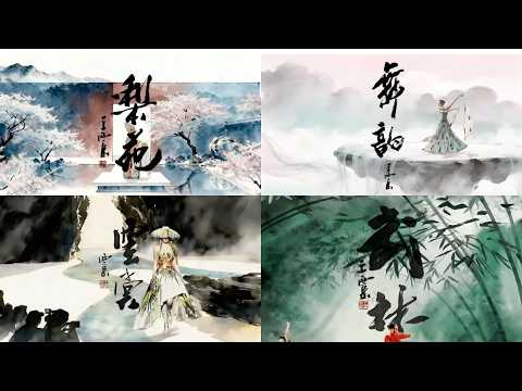 Video still from Wang Xijing’s Paintings in Motion